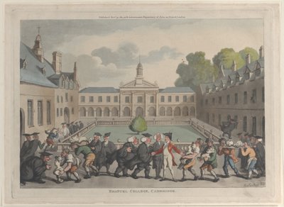 Emanuel College, Cambridge, 31 ottobre 1811 da Thomas Rowlandson