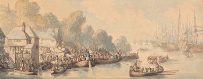 Imbarco a Southampton, 20 giugno 1794 da Thomas Rowlandson