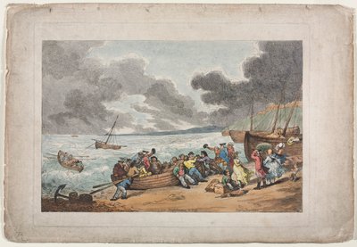 Imbarco da Brighthelmstone a Dieppe da Thomas Rowlandson
