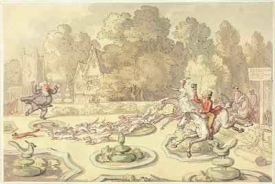 Vicario infuriato da Thomas Rowlandson