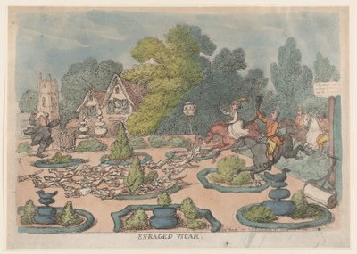 Vicario infuriato, 1 marzo 1807 da Thomas Rowlandson