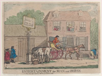 Intrattenimento per Uomo e Cavallo, 25 ottobre 1788 da Thomas Rowlandson