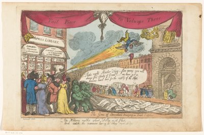 Vetrina della casa editrice Thomas Tegg a Londra da Thomas Rowlandson