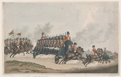 Spedizione, o volo militare da Thomas Rowlandson