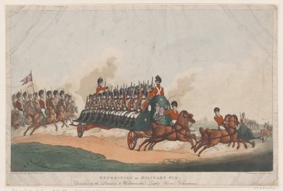Spedizione, o Mosca Militare da Thomas Rowlandson