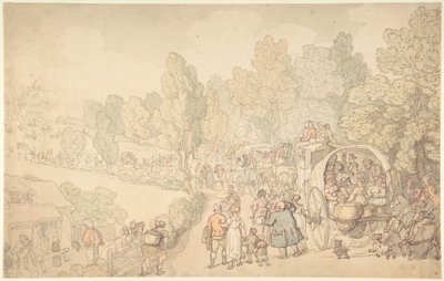 Fiera di Fairlop, Essex da Thomas Rowlandson