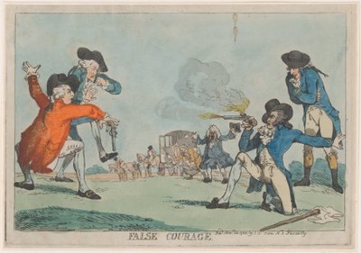 Falso coraggio, 22 novembre 1788 da Thomas Rowlandson