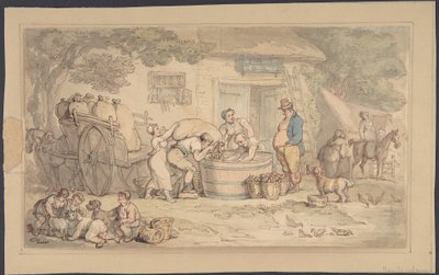 Scena di vita contadina da Thomas Rowlandson