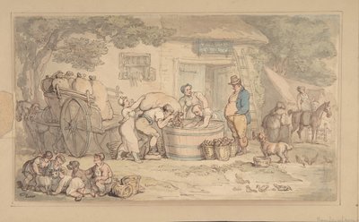 Scena di agricoltura da Thomas Rowlandson