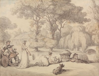 Dare da mangiare agli anatroccoli da Thomas Rowlandson