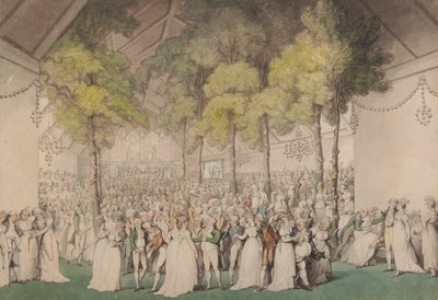 Festa al Boodles Club, Ranelagh, in onore di Giorgio III da Thomas Rowlandson