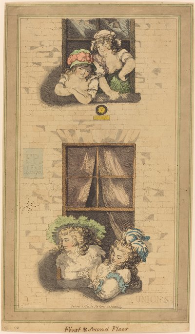 Primo e secondo piano da Thomas Rowlandson