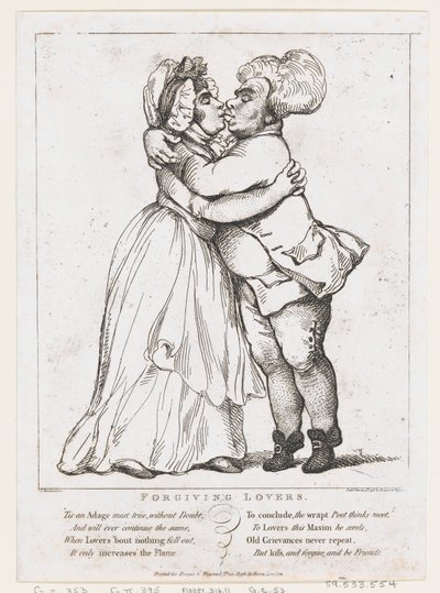Amanti perdonati da Thomas Rowlandson