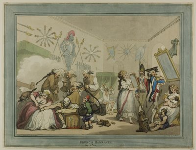 Caserma francese da Thomas Rowlandson