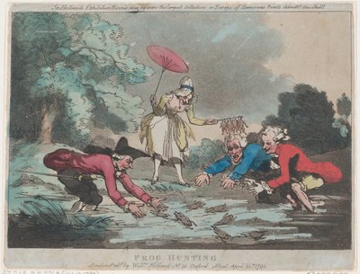 Caccia alla Rana da Thomas Rowlandson