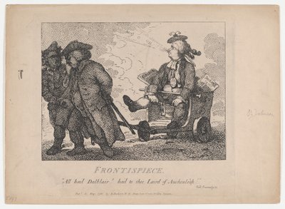 Frontespizio Bellezze pittoresche di Boswell, Parte Prima da Thomas Rowlandson