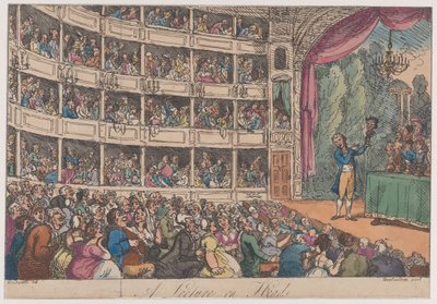 Frontespizio, da Una lezione sulle teste di George Alexander Stevens da Thomas Rowlandson