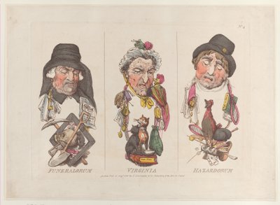 Funeralorum, Virginia, Hazardorum, 15 agosto 1800 da Thomas Rowlandson