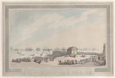 Gloriosa sconfitta della marina olandese, 10 ottobre 1797, dagli ammiragli Lord Duncan e... da Thomas Rowlandson