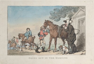 Uscire al mattino da Thomas Rowlandson