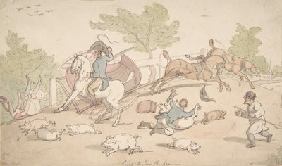 Andando a Ivy Bridge, 1780-1827 da Thomas Rowlandson