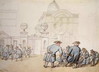 Ospedale di Greenwich da Thomas Rowlandson