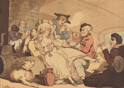 Grog a bordo, 1789 da Thomas Rowlandson