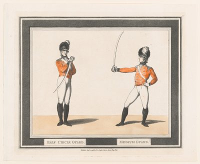 Guardia a mezzaluna, Guardia media, 1 settembre 1798 da Thomas Rowlandson