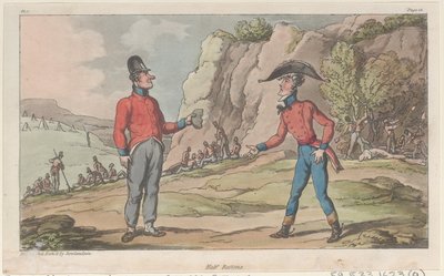 Mezza razione, da Le avventure militari di Johnny Newcome, 1815 da Thomas Rowlandson