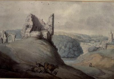 Castello di Harborough, Yorkshire da Thomas Rowlandson