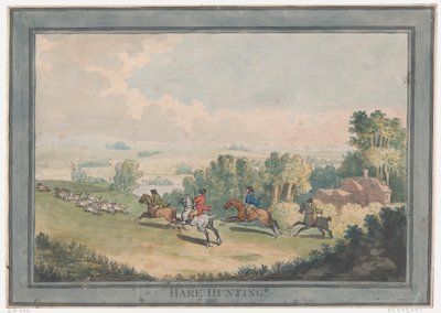 Caccia alla lepre, 1 febbraio 1789 da Thomas Rowlandson