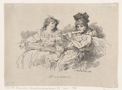 Armonia, 12 agosto 1785 da Thomas Rowlandson