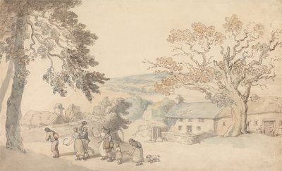 Le mietitrici si mettono in marcia da Thomas Rowlandson