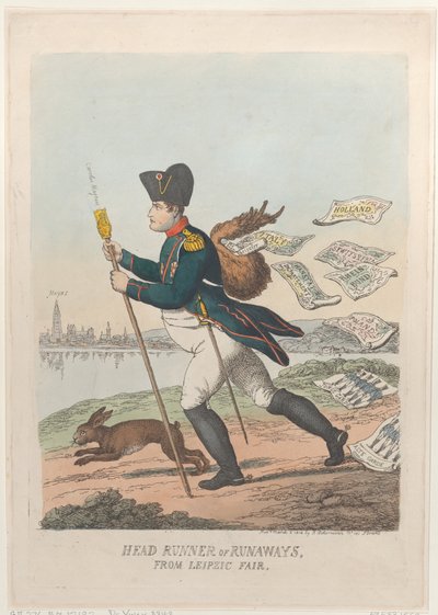 Capo Corridore o Fuggitivi dalla Fiera di Lipsia, 2 marzo 1814 da Thomas Rowlandson