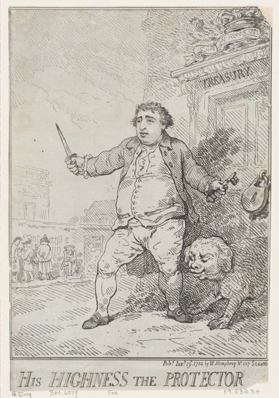 Sua Altezza il Protettore da Thomas Rowlandson