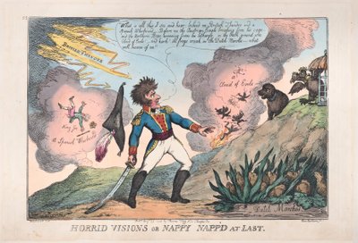 Orribili visioni di Nappy catturato alla fine da Thomas Rowlandson