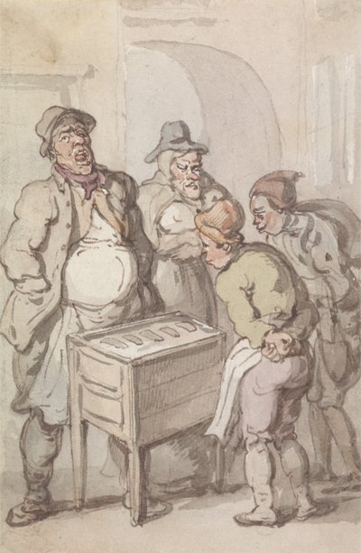 Pan di Zenzero Piccante Caldo da Thomas Rowlandson