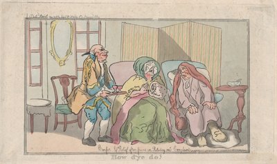 Come va, 10 aprile 1792 da Thomas Rowlandson