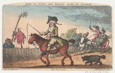 Come girare qualsiasi cavallo, giumenta o castrone da Thomas Rowlandson