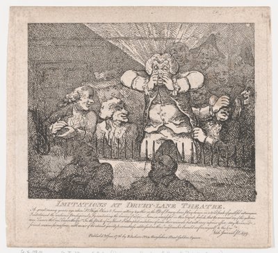 Imitazioni al Drury-Lane Theatre, Bellezze pittoresche di Boswell, Parte seconda, 20 giugno 1786 da Thomas Rowlandson