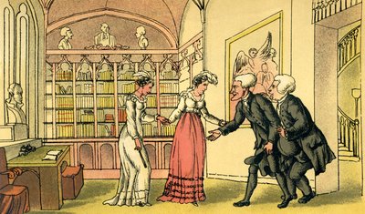 Introduzione al corteggiamento da Thomas Rowlandson