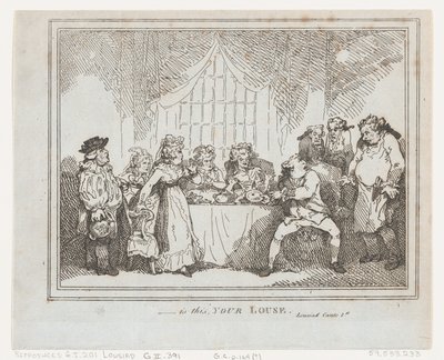 È questo il tuo pidocchio? da Thomas Rowlandson