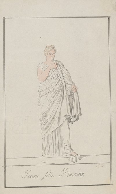 Ragazza romana da Thomas Rowlandson