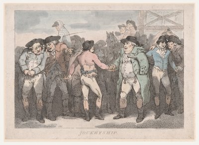 Jockeyship, 31 novembre 1785 da Thomas Rowlandson