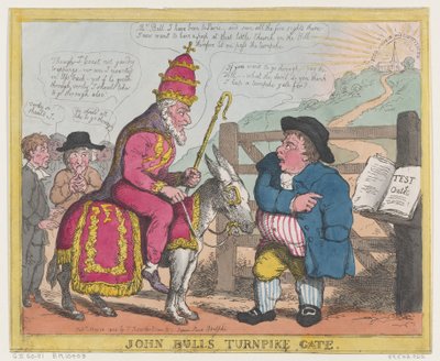 Il Casello di John Bull da Thomas Rowlandson