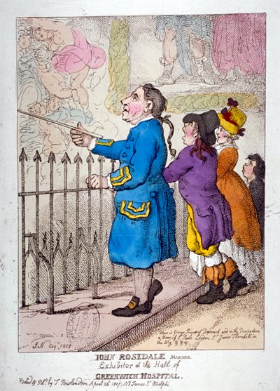 John Rosedale, marinaio, espositore della sala dell