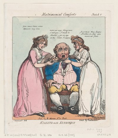 Uccidere con gentilezza, 1 ottobre 1799 da Thomas Rowlandson