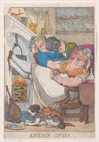 Kitchin Stuff, 1 novembre 1810 da Thomas Rowlandson