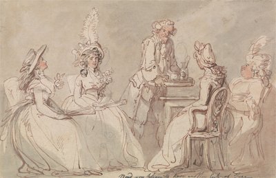 Signore al tè da Thomas Rowlandson