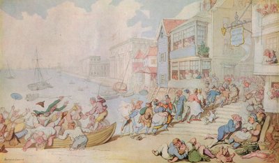 Sbarco a Greenwich da Thomas Rowlandson